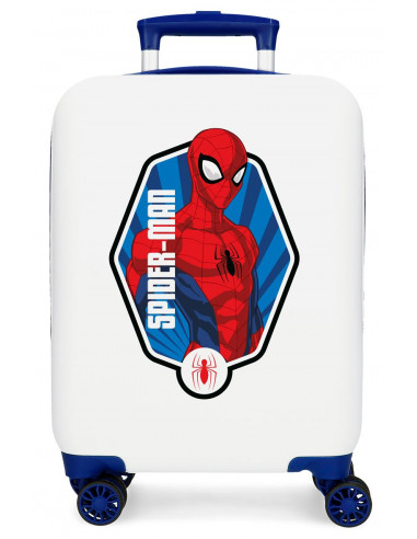 2411367 ABS SUITCASE 50CM 4W. SPIDERMAN BRAVE WHITE